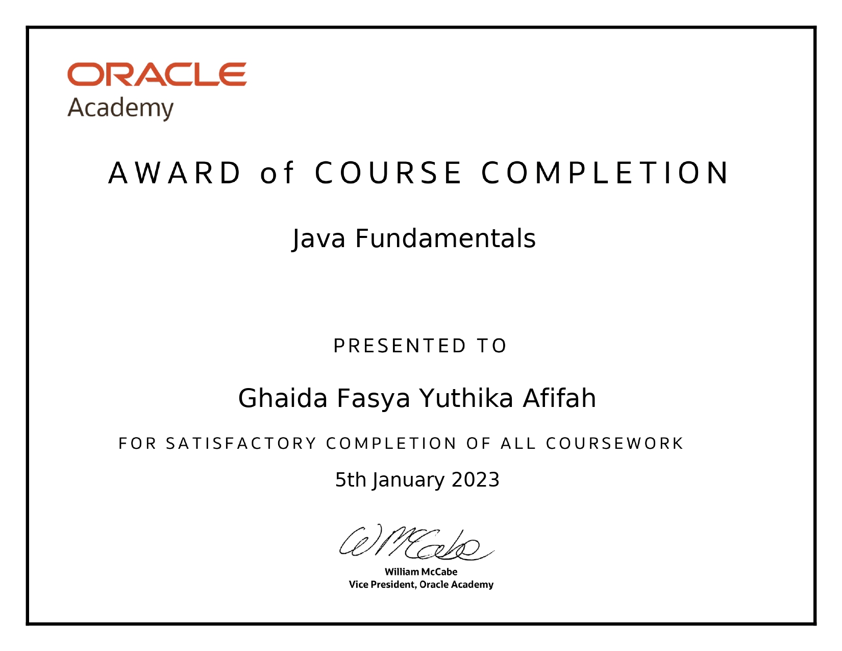 Certificate Image